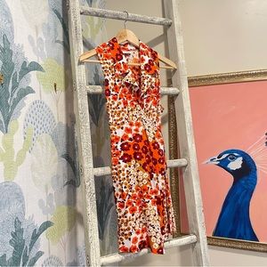 Her Pony 70s Inspired Wrap Mini Dress